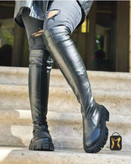 بوت چرم بالای زانو