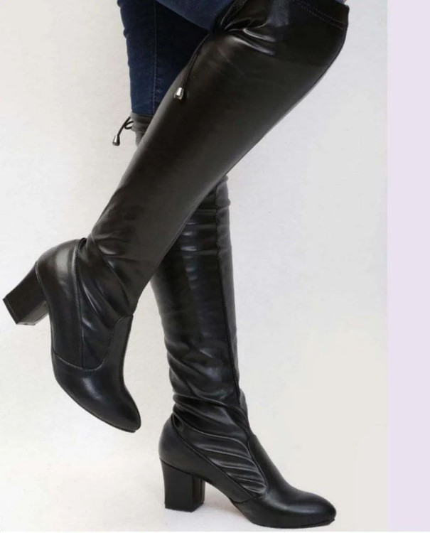 بوت جورابی چرم دخترانه