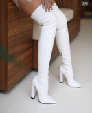 بوت جورابی سفید