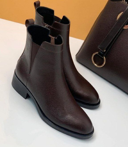 بوت قهوهای دخترانه