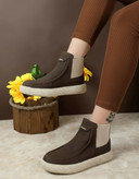 نیمبوت قهوه ای سوخته