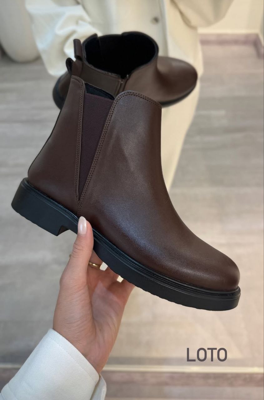 بوت بغل کش قهوه‌ای