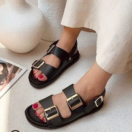 صندل سه سگکدار مدل زارا با ارسال رایگان 🌸کد ۱۹۰